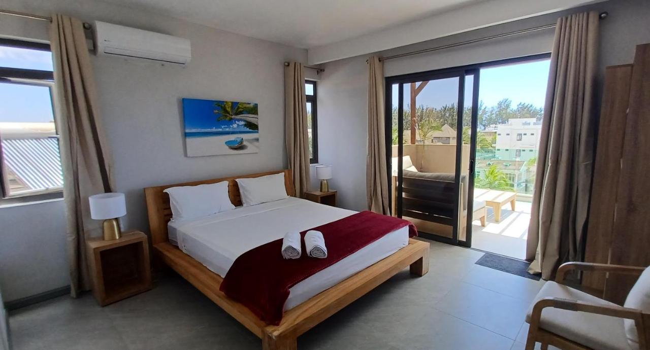 Splendide Penthouse Vue Mer A 5 Mn A Pied De La Plage Flic en Flac Экстерьер фото