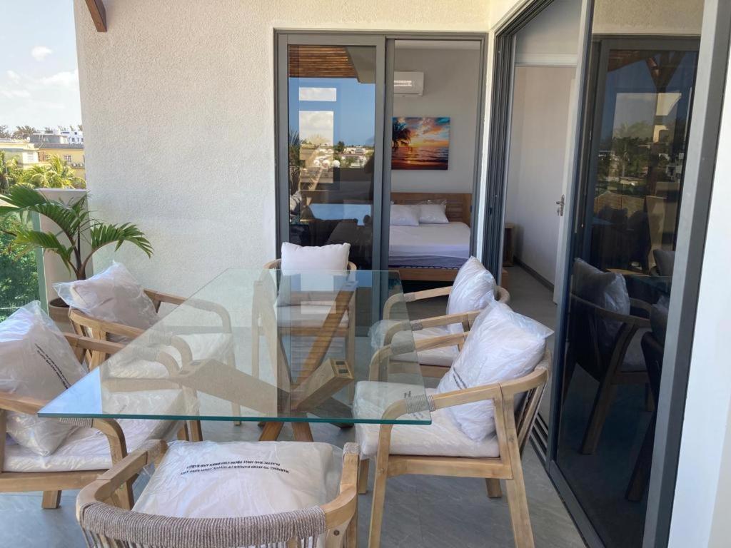 Splendide Penthouse Vue Mer A 5 Mn A Pied De La Plage Flic en Flac Экстерьер фото