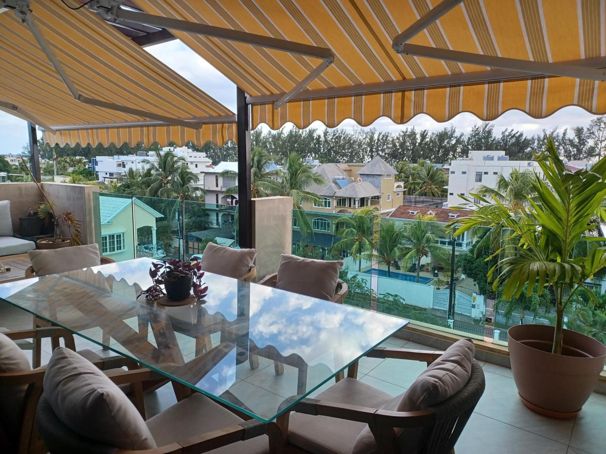 Splendide Penthouse Vue Mer A 5 Mn A Pied De La Plage Flic en Flac Экстерьер фото