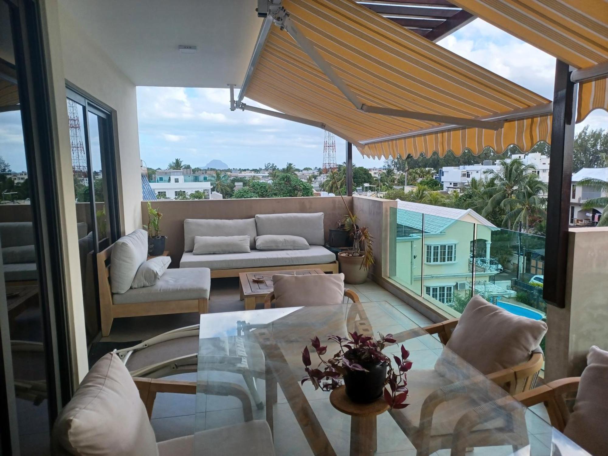Splendide Penthouse Vue Mer A 5 Mn A Pied De La Plage Flic en Flac Экстерьер фото